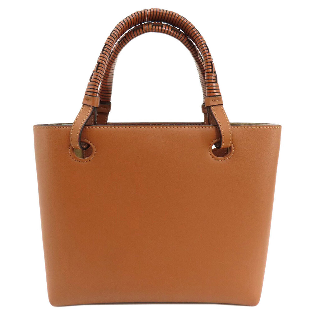 Loewe Bag Leather 2way Anagram Tote Calfskin Black